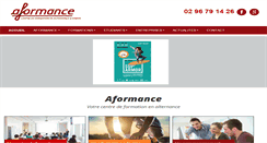 Desktop Screenshot of aformance.fr