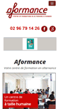Mobile Screenshot of aformance.fr