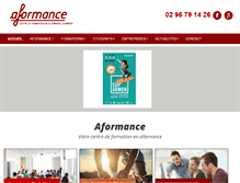 Tablet Screenshot of aformance.fr